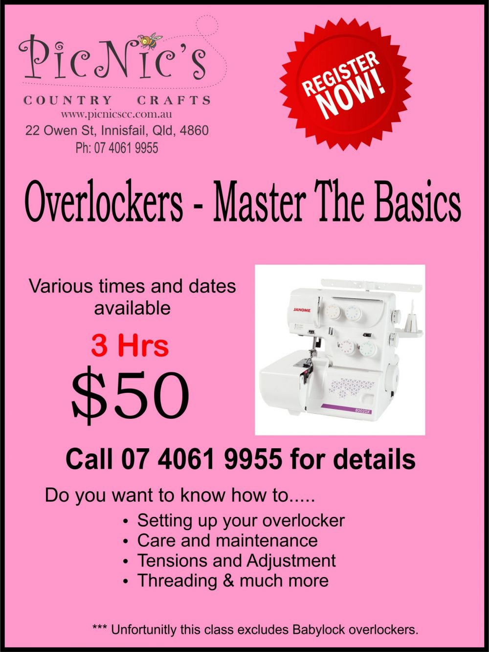 Overlockers - Master the basics